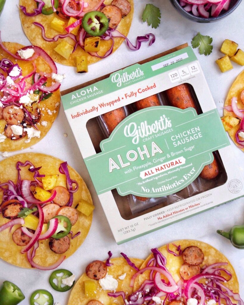 Aloha Summer Tacos - Gilbert's Craft Sausages