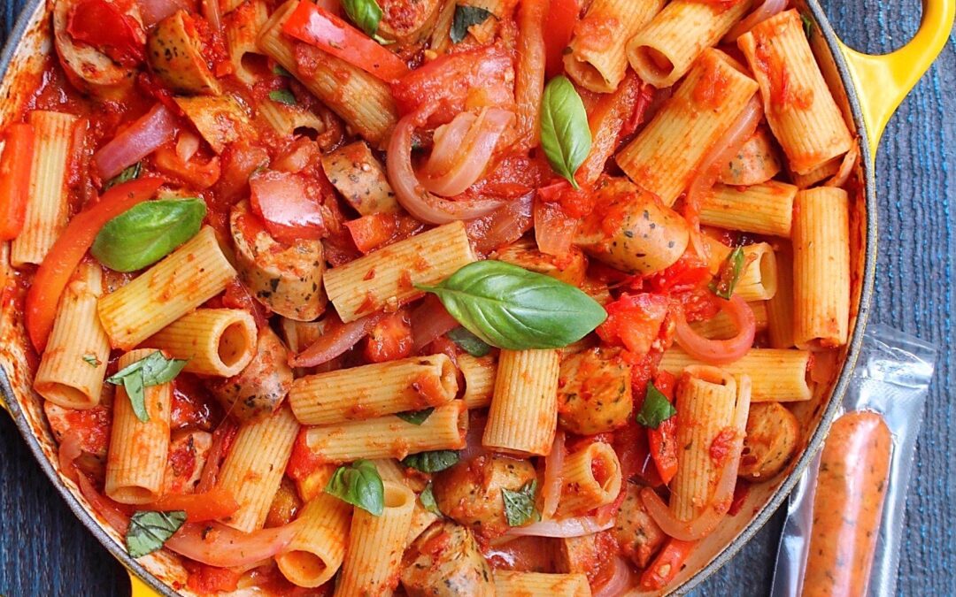 Caprese Pasta Skillet