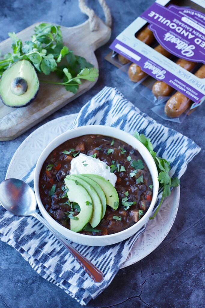 Black Bean & Sausage Soup - Gilbert's Craft Sausages