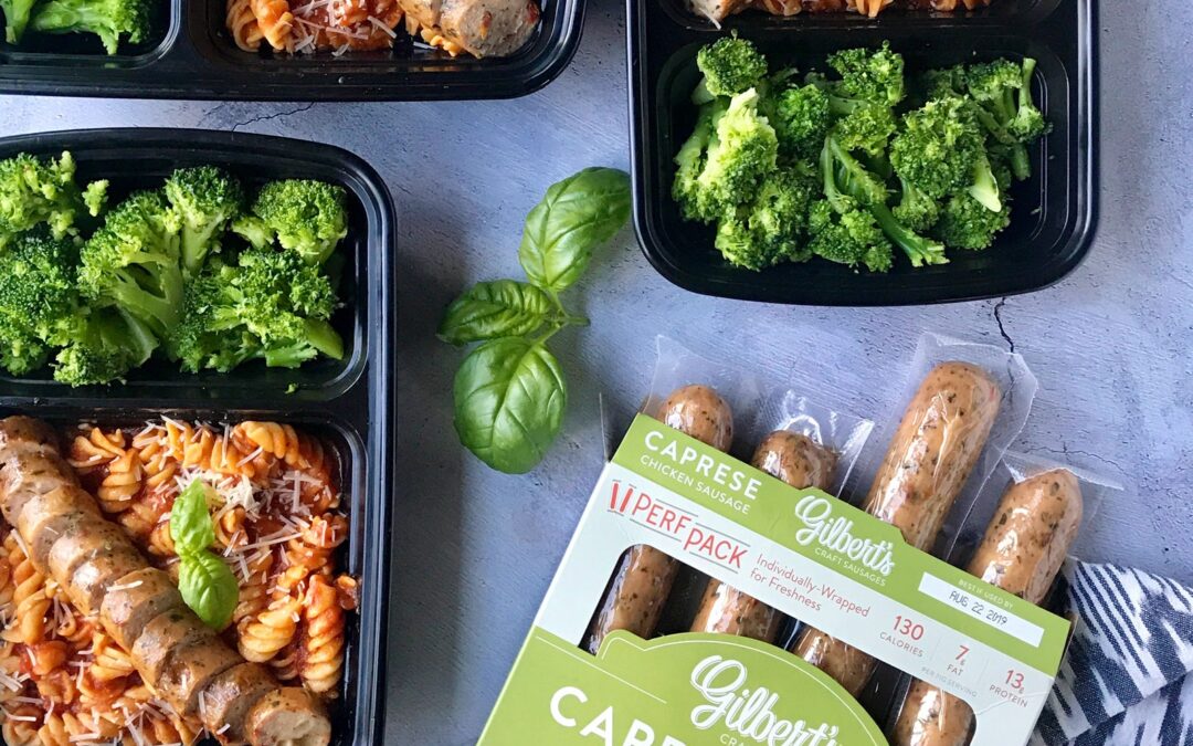Caprese Pasta Meal Prep